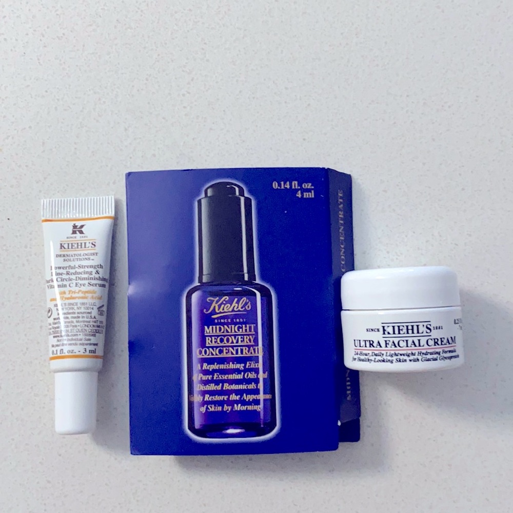 Kiehl’s Trio: Ultra Cream, Eye Serum, Recovery